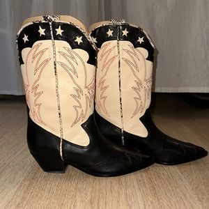 Schutz “Cicera” Cowboy Boots